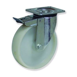 GAYNER - Rotante inox girt d.200 Nylon con freno KIPG5 200 NYX5-FD
