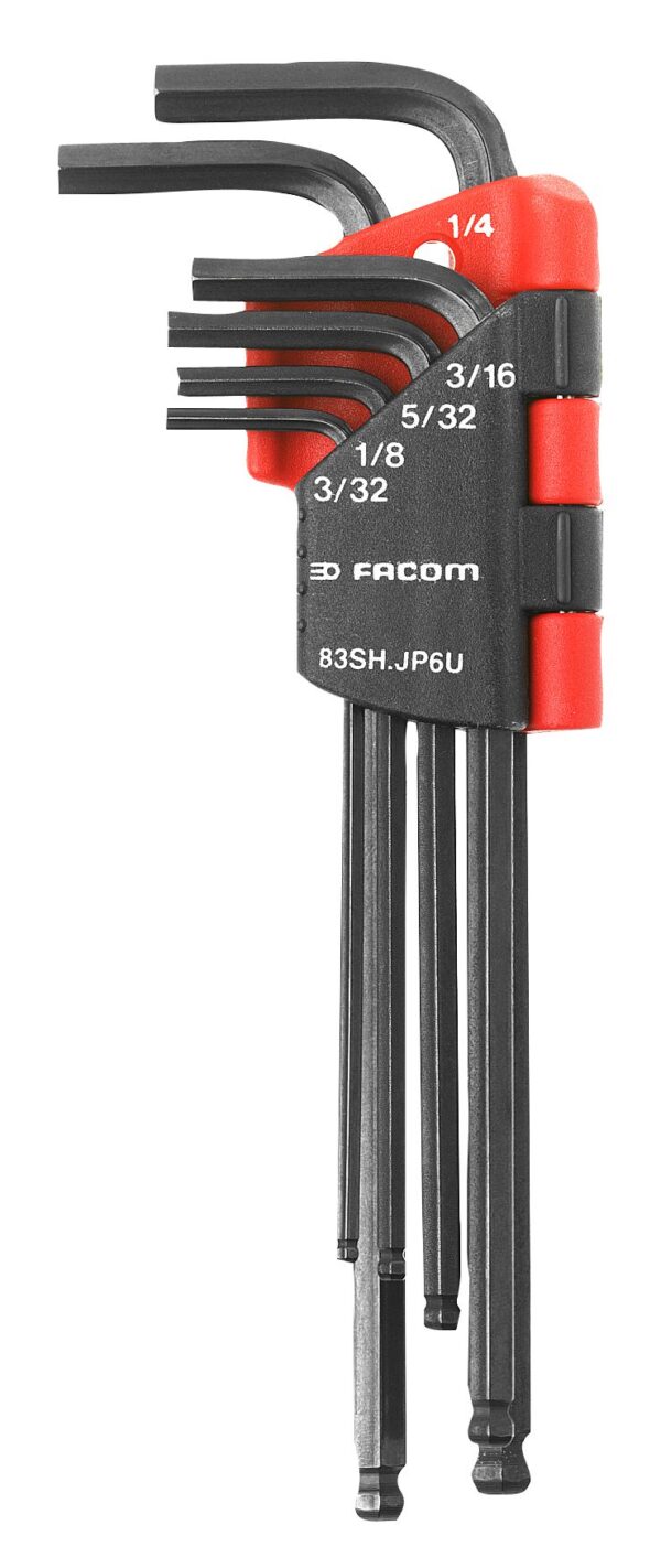 FACOM - FACOM JUEGO 7 LLAVES MACHO ESFERICA MM