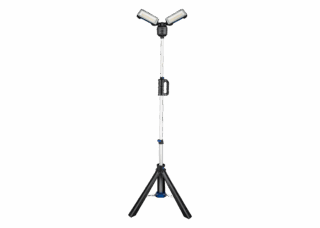 KING TONY - Proyector LED con soporte desplegable, 5 colores de luz 6000 Lúmenes