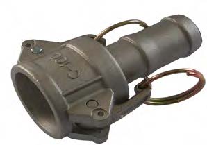 COPLASVA - RACOR CAMLOCK POLIPROPILENO TIPO C ø4"