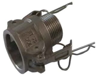 COPLASVA - RACOR CAMLOCK INOXIDABLE TIPO B ø4"