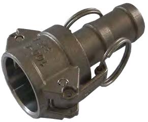 COPLASVA - RACOR CAMLOCK INOXIDABLE TIPO C ø4"