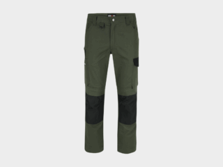 Herock - PANTALÓN DERO - 56 CAQUI OSCURO  98% algodón - 2% elastano 275 g/m² - Tejido de refuerzo: 100% poliéster Oxford 600D Repelente al agua