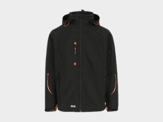 Herock - CHAQUETA POSEIDON - XXXL NEGRO Tejido laminado: 290 g/m² - Exterior: 94% poliéster - 6% elastano - Interior: 100% forro polar micro-fleece de poliéster