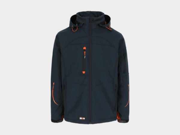 Herock - CHAQUETA POSEIDON - XXL AZUL MARINO Tejido laminado: 290 g/m² - Exterior: 94% poliéster - 6% elastano - Interior: 100% forro polar micro-fleece de poliéster