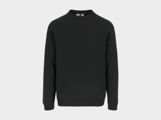 Herock - SUDADERA VIDAR - XS BLACK Jersey preencogido 80% algodón - 20% poliéster 280 g/m²