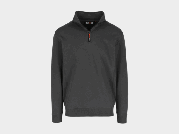 Herock - SUDADERA VIGOR - S GRIS ANTRACITA Jersey preencogido 80% algodón - 20% poliéster 280 g/m²