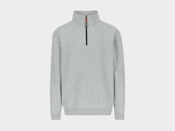 Herock - SUDADERA VIGOR - S GRIS CLARO Jersey preencogido 80% algodón - 20% poliéster 280 g/m²