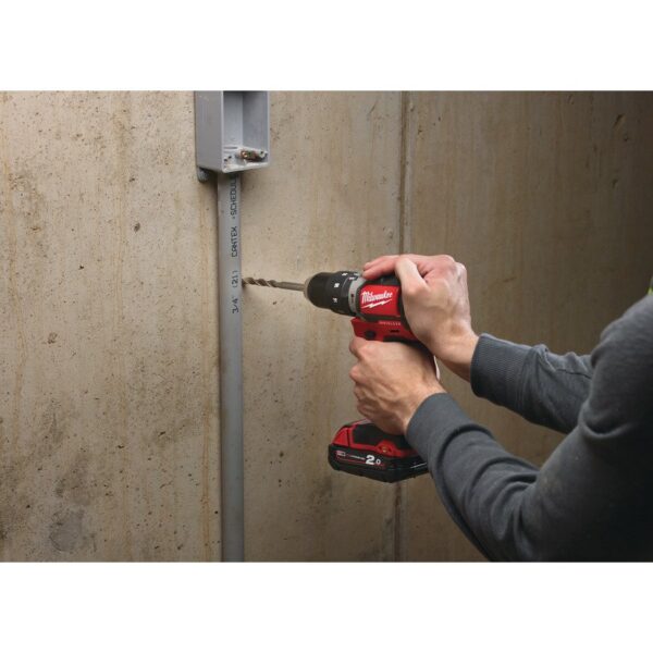 MILWAUKEE - MILWAUKEE TALADRO PERCUTOR  M18  SIN ESCOBILLAS M18 BLPD-202C - Imagen 2