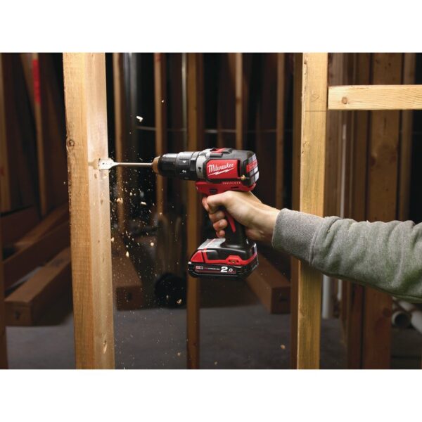 MILWAUKEE - MILWAUKEE TALADRO PERCUTOR  M18  SIN ESCOBILLAS M18 BLPD-202C - Imagen 4
