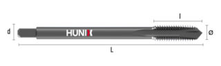 HEPYC - 2251-MACH. HSSE VAP DIN376/B HUNIX M30*350 6H