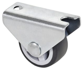ALEX - RUEDA FIJA 417-025-2 GOMA GRIS EJE LISO