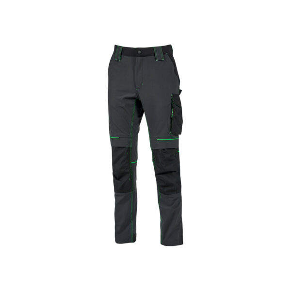 U-POWER - PANTALON U-POWER ATOM Asphalt Grey/Green                 T-M