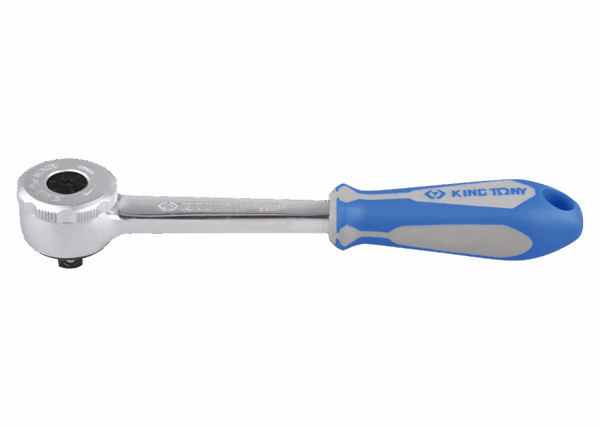 KING TONY - Carraca 1/4" cabeza redonda 72 Dientes