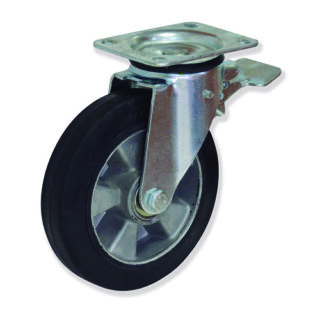 GAYNER - Rotante girt d.200 Caucho con freno MPG5 200 ACB5-FD