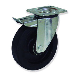 GAYNER - Rotante girt d.125 Goma con freno KPG5 125 HGB5-FD