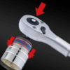 KING TONY - Carraca reversible  3/4" 500mm 24 dientes - Imagen 4