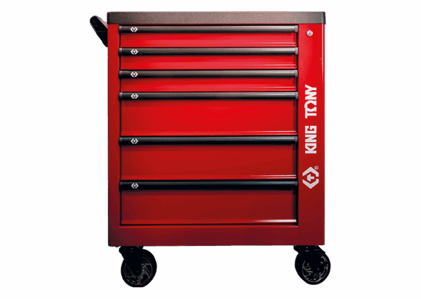 KING TONY - Carro taller 6 cajones - Rojo - Imagen 4