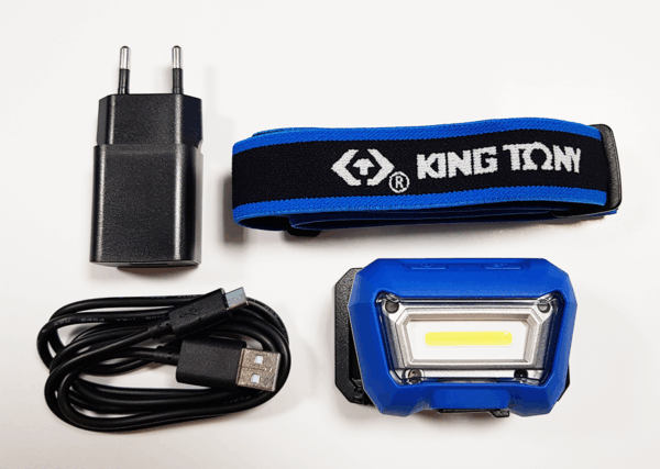 KING TONY - Linterna frontal recargable LED 3W - Imagen 6