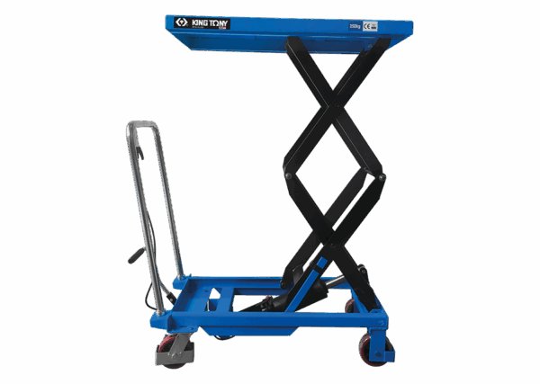 KING TONY - Mesa elevadora manual 350kgs tijera doble