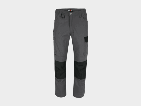 Herock - PANTALÓN DERO - 36 GRIS ANTRACITA/NEGRO  98% algodón - 2% elastano 275 g/m² - Tejido de refuerzo: 100% poliéster Oxford 600D Repelente al agua