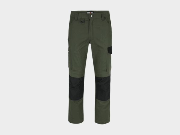Herock - PANTALÓN DERO - 42 CAQUI OSCURO  98% algodón - 2% elastano 275 g/m² - Tejido de refuerzo: 100% poliéster Oxford 600D Repelente al agua