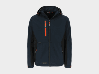 Herock - CHAQUETA TRYSTAN - XXL AZUL MARINO/NEGRO Tejido laminado 300 /m2 - Exterior: 100% poliéster Ripstop con estiramiento mecánico - Interior: 100% forro polar micro-fleece de poliester