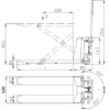 NOVODINAMICA - TRANSPALETA DE TIJERA MANUAL 1.500 KG. - Imagen 2