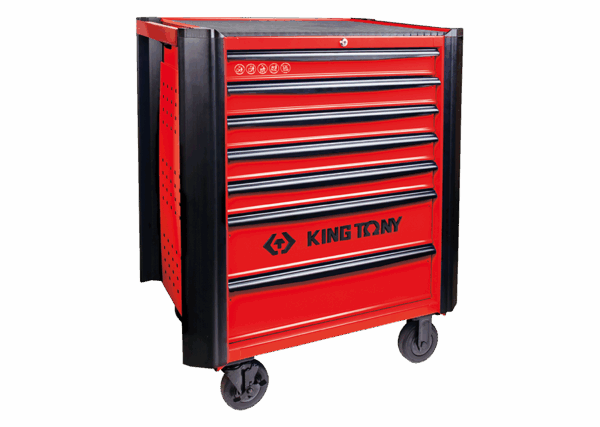 KING TONY - Carro 7 cajones serie bumper - Rojo