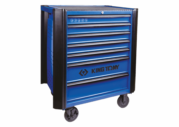 KING TONY - Carro 7 cajones serie bumper - Azul