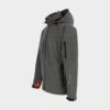 Herock - CHAQUETA POSEIDON - XXL GRIS Tejido laminado: 290 g/m² - Exterior: 94% poliéster - 6% elastano - Interior: 100% forro polar micro-fleece de poliéster - Imagen 2