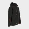 Herock - CHAQUETA POSEIDON - M NEGRO Tejido laminado: 290 g/m² - Exterior: 94% poliéster - 6% elastano - Interior: 100% forro polar micro-fleece de poliéster - Imagen 2