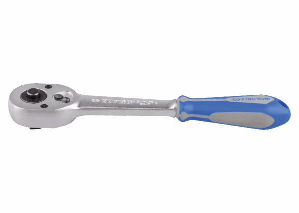 KING TONY - Carraca 3/8" 32 Dientes L:200mm con Cierre automático de seguridad