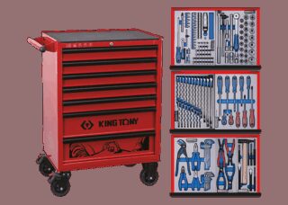 KING TONY - CARRO EDICION 40 ANIVERSARIO  + 179 HERRAMIENTAS