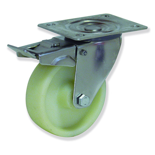 GAYNER - Rotante inox girt d.125 Termonyl con freno MIPG4 125 TLL4-FD