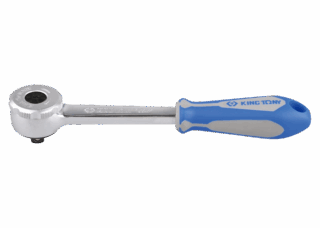 KING TONY - Carraca 1/4" cabeza redonda 72 Dientes