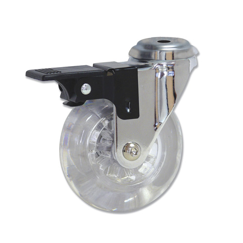 GAYNER - Rotante girt d.100 Plastico con freno GTG2 100 PUL2-FS