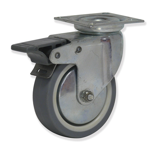 GAYNER - Rotante girt d.080 Caucho con freno BPG2 080 PCL2-FD