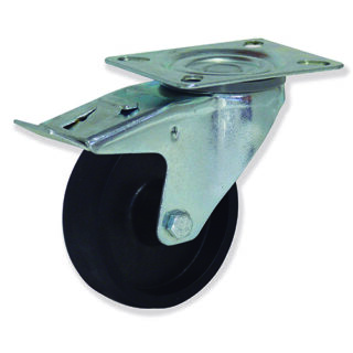 GAYNER - Rotante girt d.100 Termoplastico con freno MPG4 100 TPL4-FD