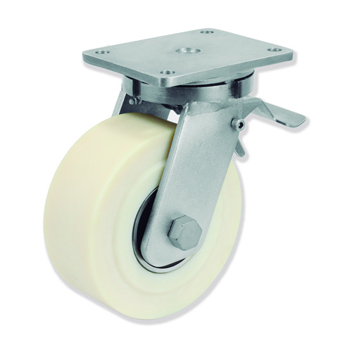 GAYNER - Rotante girt d.150 Poliamida con freno QPG8 150 POB8-FD