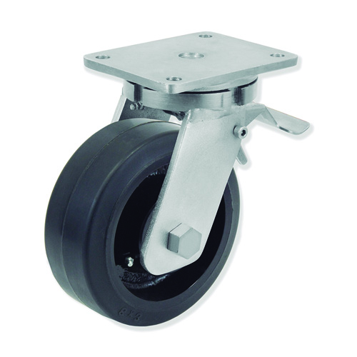 GAYNER - Rotante girt d.200 Goma con freno QPG8 200 HGB8-FD