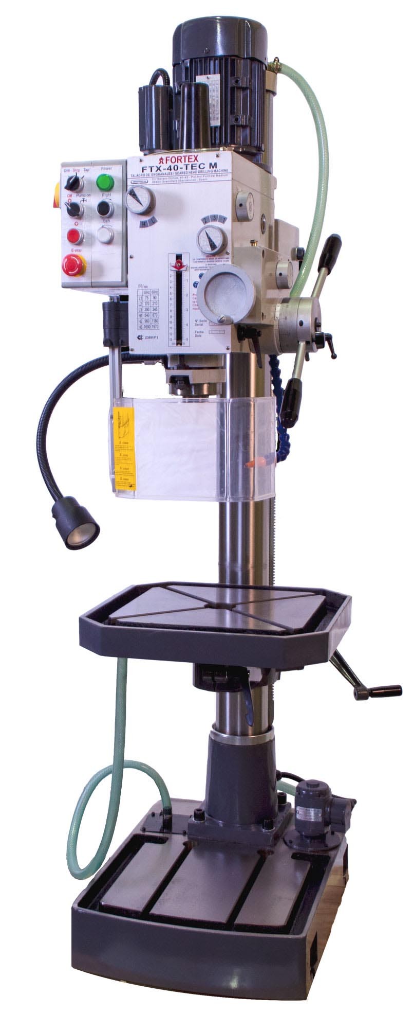 ABRATOOLS - TALADRO ENGRANAJES FTX-40-TEC M * 230V/F1 * 1,5HP