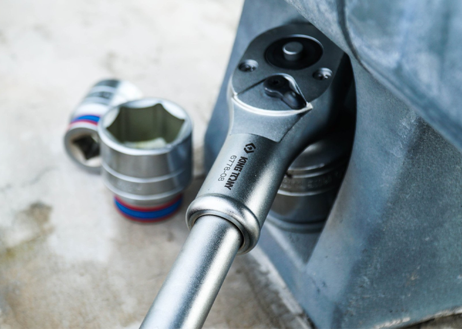 KING TONY - Carraca reversible 3/4" 500mm 24 dientes - Imagen 2