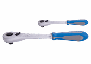 KING TONY - Juego 2 carracas 1/4"+1/2" 90 Dientes "Push Button"