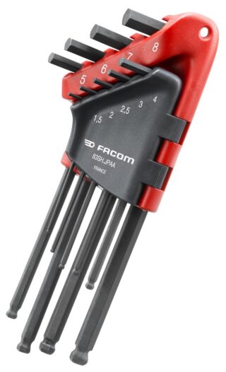 FACOM - FACOM JUEGO LLAVES MACHO ACODADAS 1.5 A 8MM