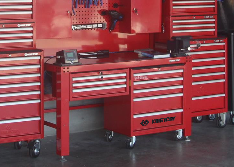 KING TONY - Carro taller 5 cajones "STRENGTH" 4 ruedas directivas - Imagen 5