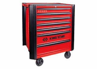 KING TONY - Carro 7 cajones serie bumper - Rojo