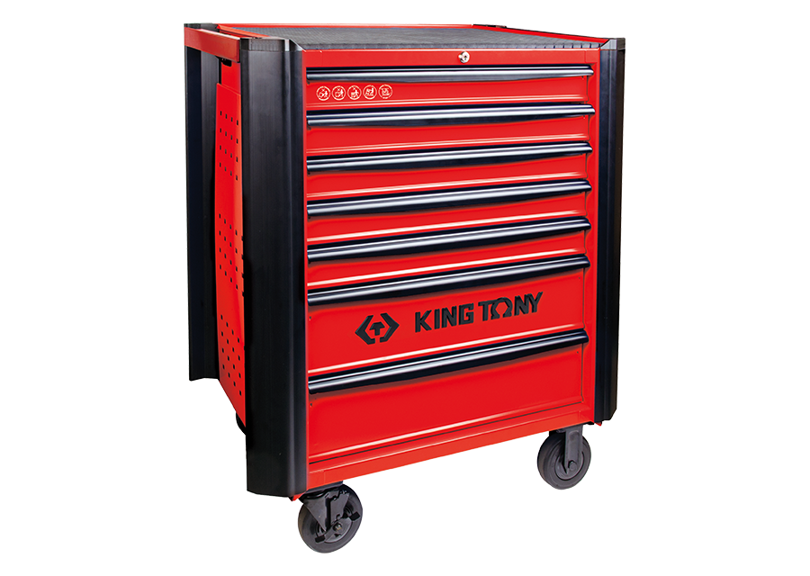 KING TONY - Carro 7 cajones serie bumper - Rojo