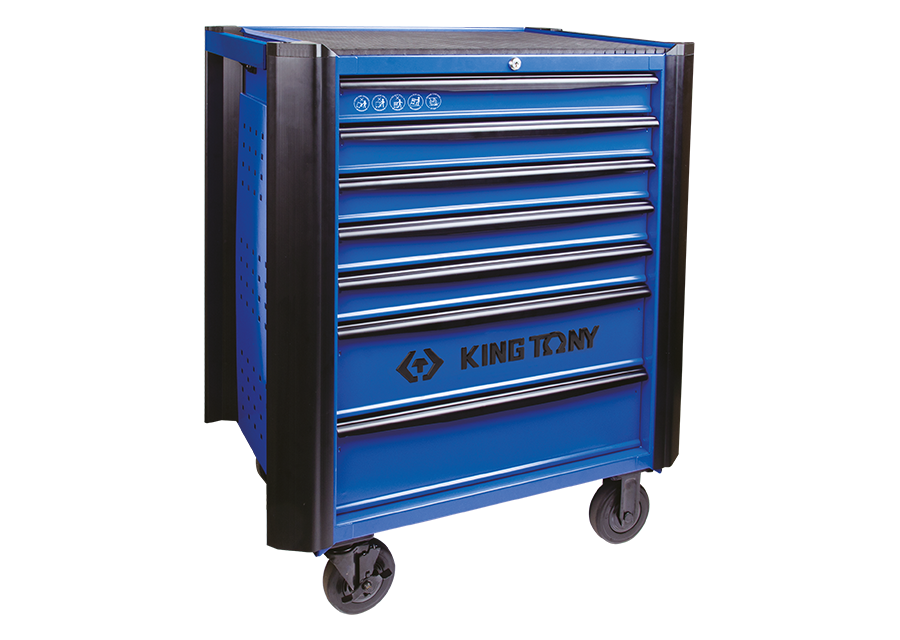 KING TONY - Carro 7 cajones serie bumper - Azul