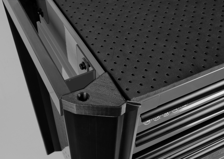 KING TONY - Carro 7 cajones serie bumper - Gris - Imagen 3